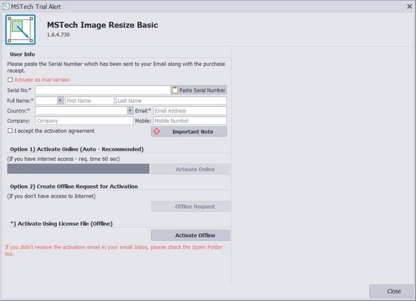 MSTech  Image  Resize(照片尺寸快速修改软件)