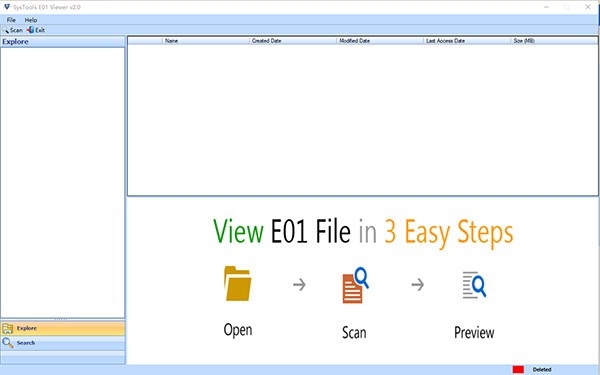 SysTools  E01 Viewer(文件查看工具)
